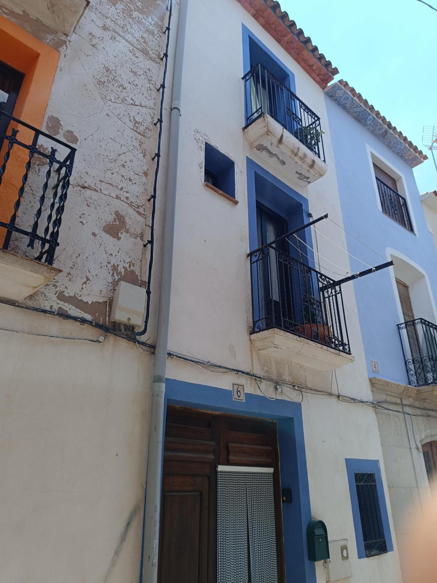 Апартаменты Casa En El Centro Del Pueblo De Финестрат Экстерьер фото